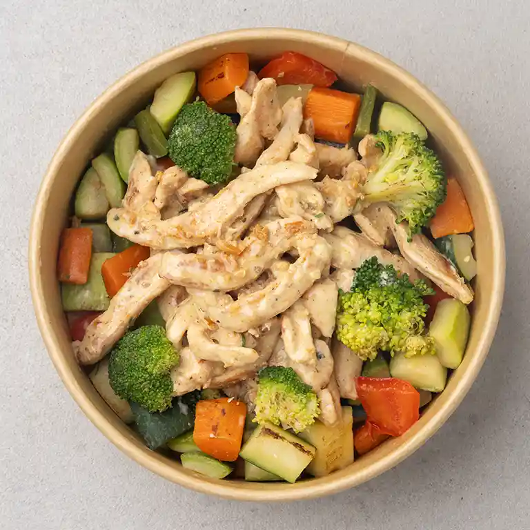 Honey Mustard Chicken with Roasted Vegetables